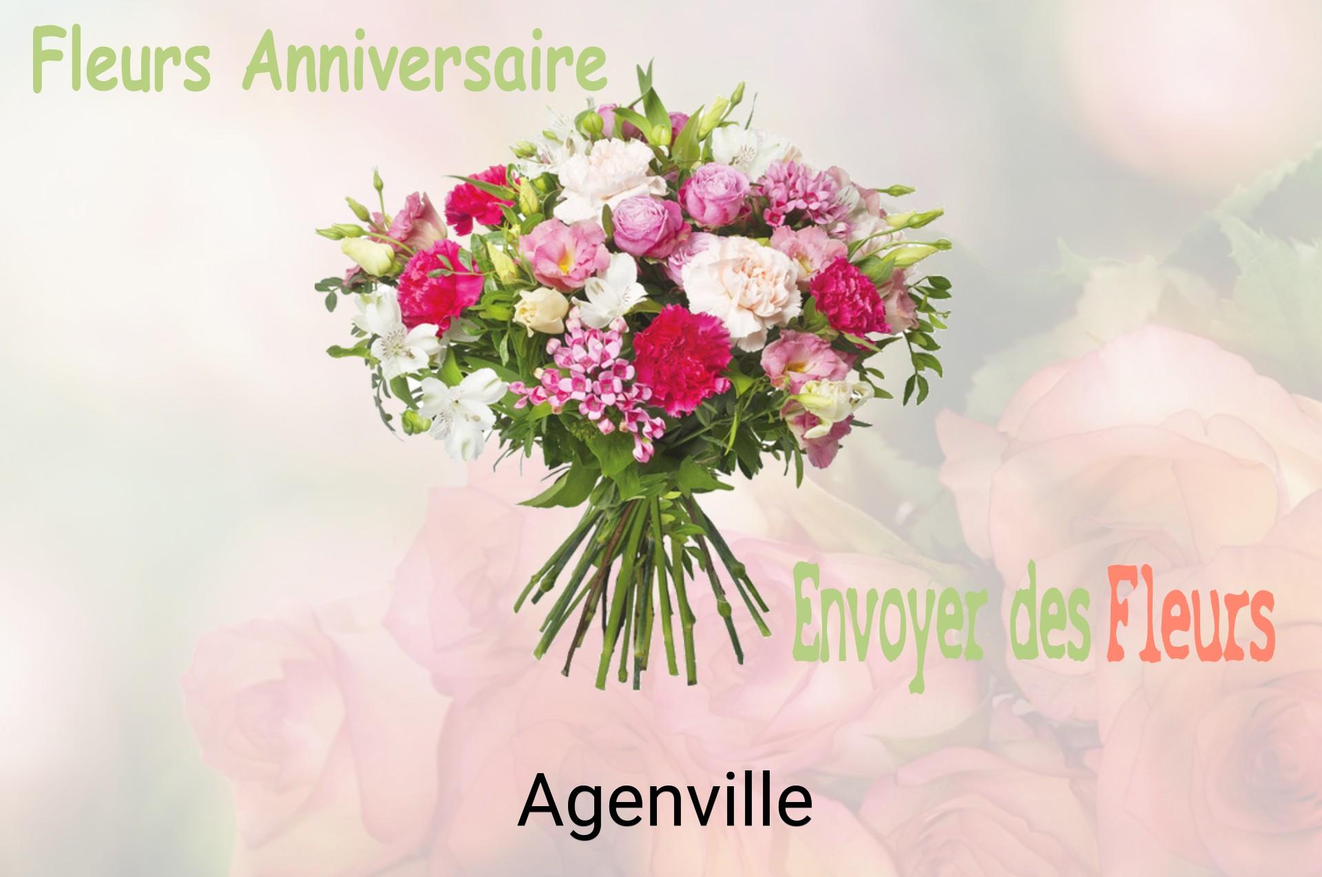 Bouquet de fleurs d’anniversaire livré à Agenville